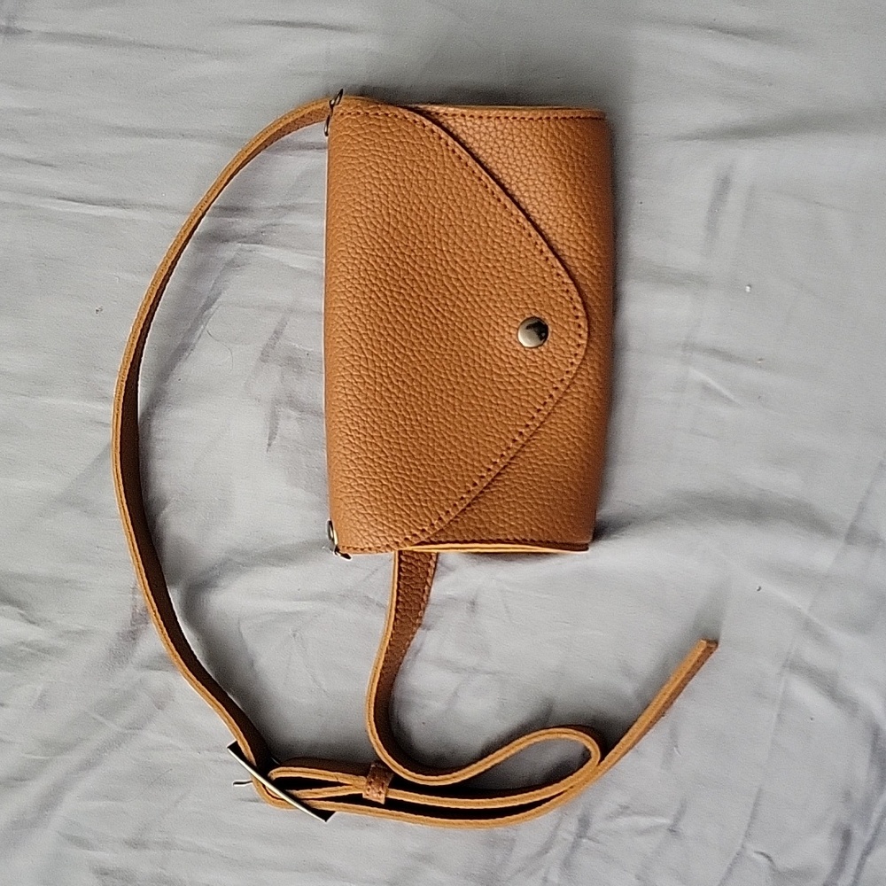 Faux leather fanny pack/cross body bag